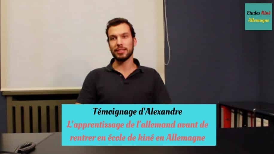 L'apprentissage de l'allemand et l'entrée en école de kiné en Allemagne